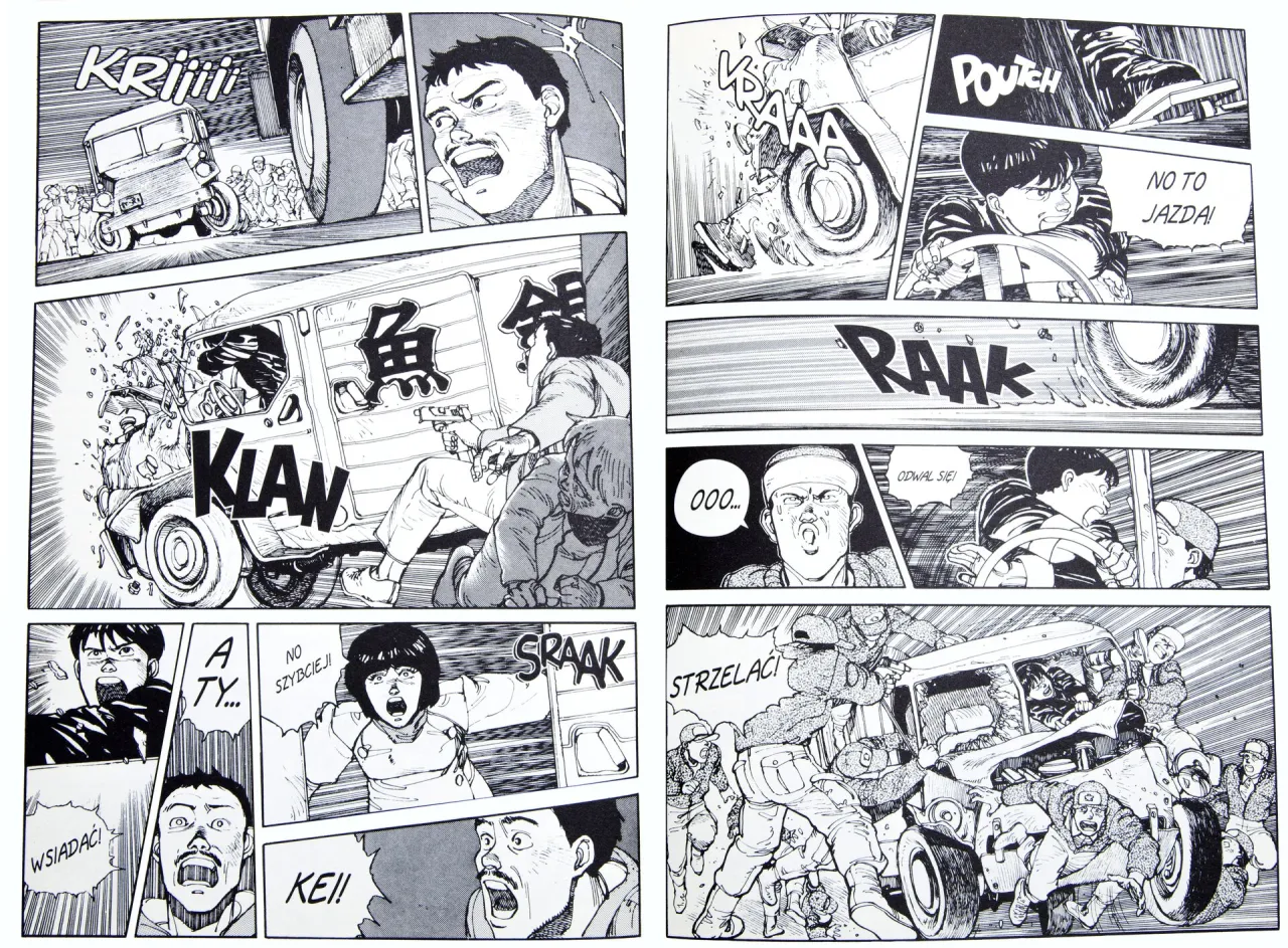 Uczeń rysuje komiks ołówkiem