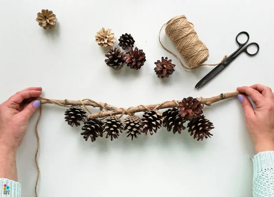 jesienne ozdoby DIY inspiracje