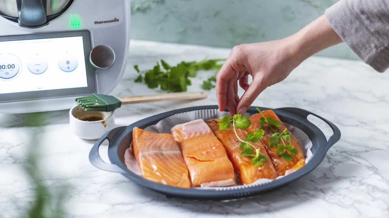 schnelles Lachsgericht aus dem Thermomix Varoma