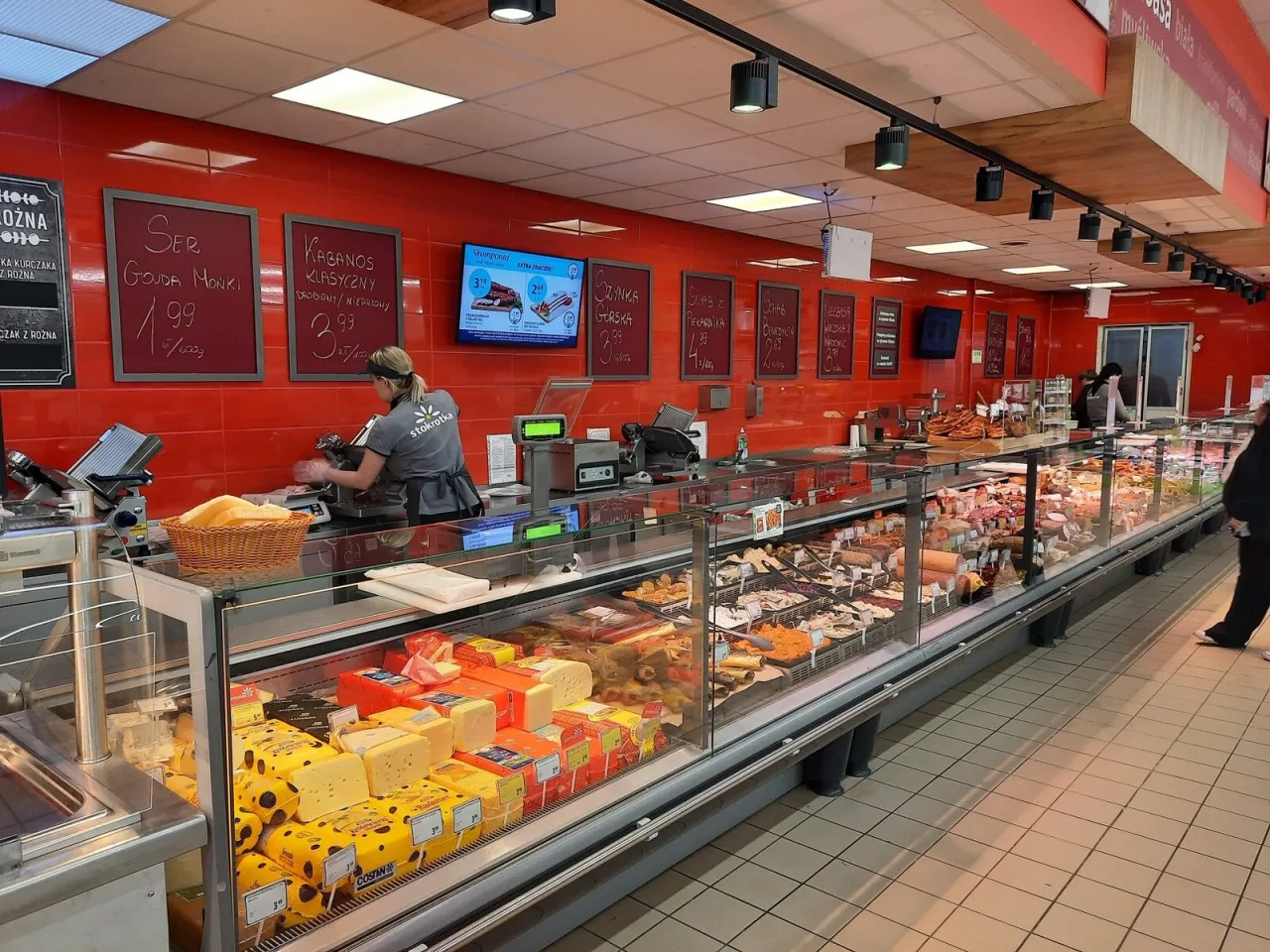 stoisko Fornetti w supermarkecie