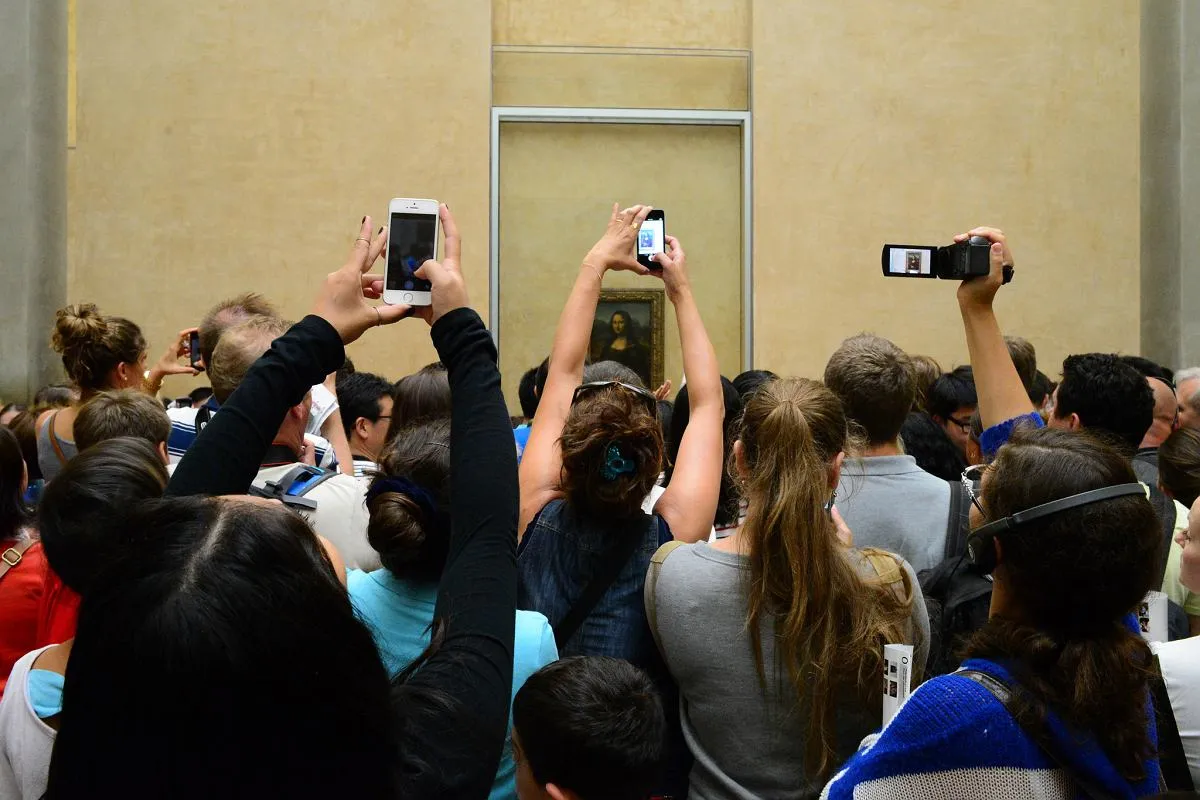 Luwr Mona Lisa kolejka