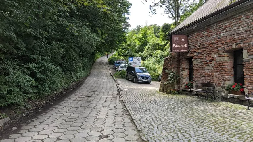 Góra Świętego Marcina parking ulica Wypoczynkowa