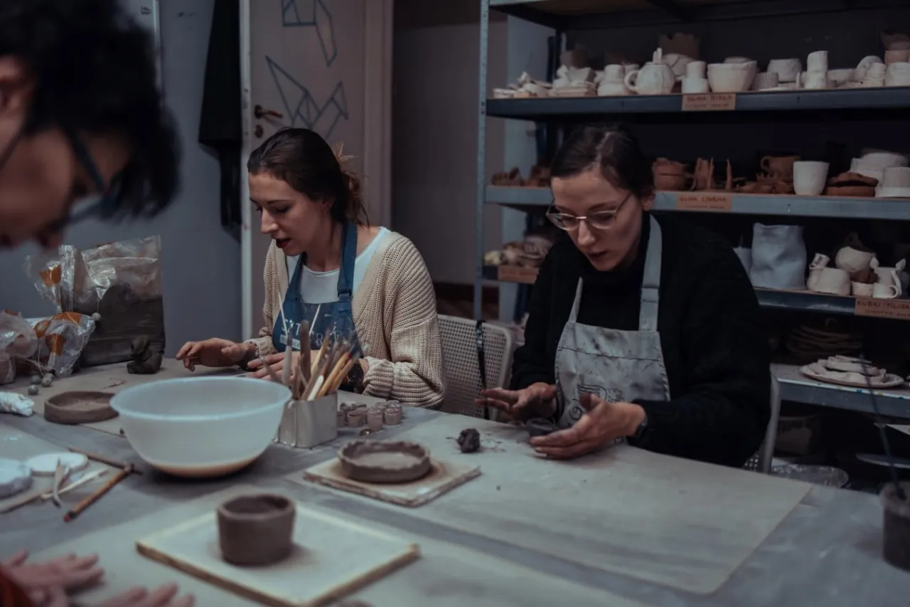 Pracownia ceramiczna Warszawa wnętrze