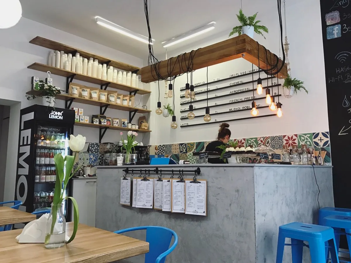 3 Siostry Bajgiel i Kawa Katowice wnętrze