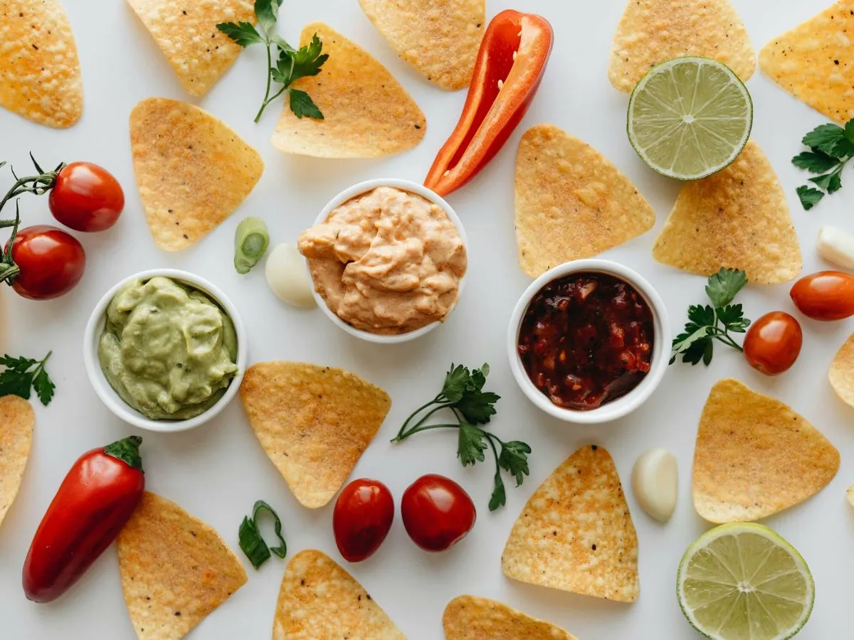 Nachos Snack Day Lidl y sus salsas