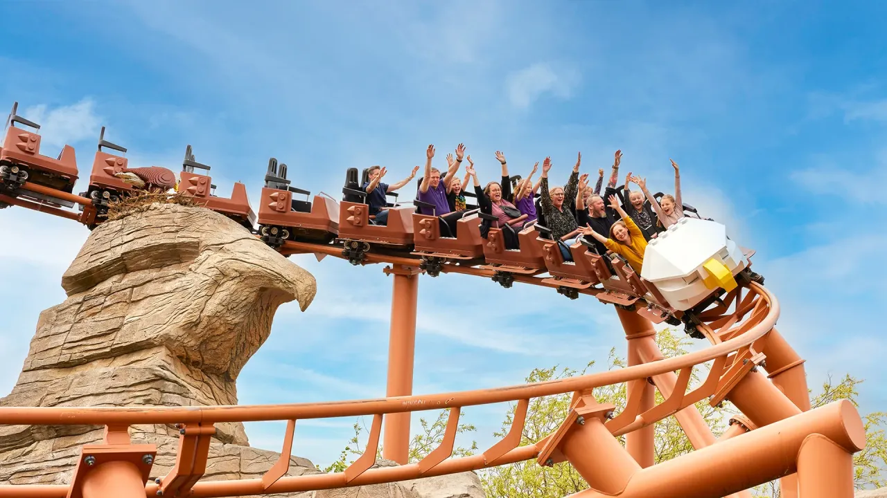 Legoland Billund rollercoastery