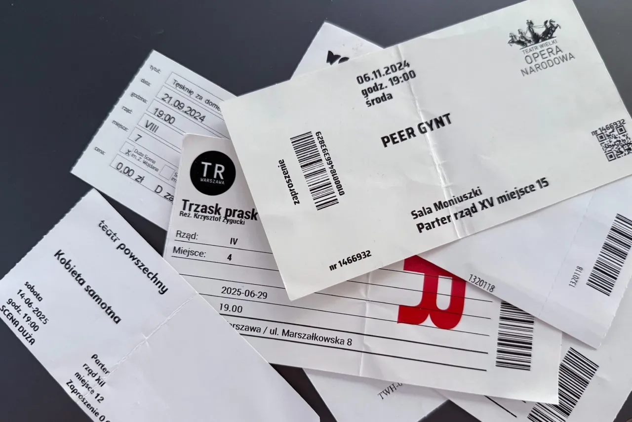 Bilety do teatru: 
