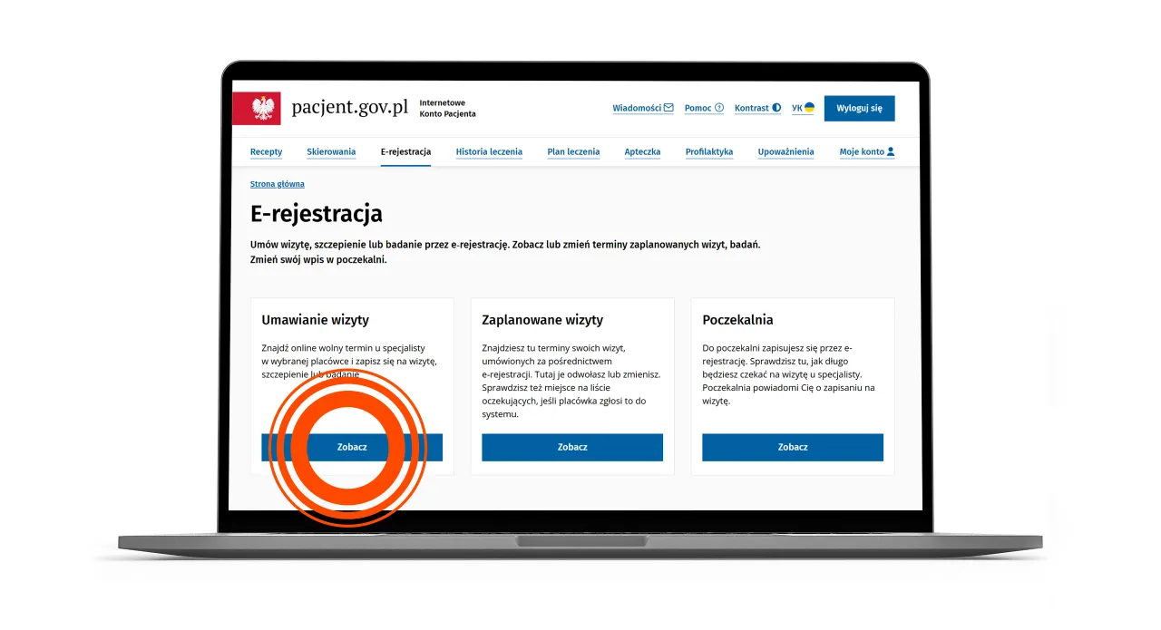 rozwiązanie problemów e-rejestracja szczepienie