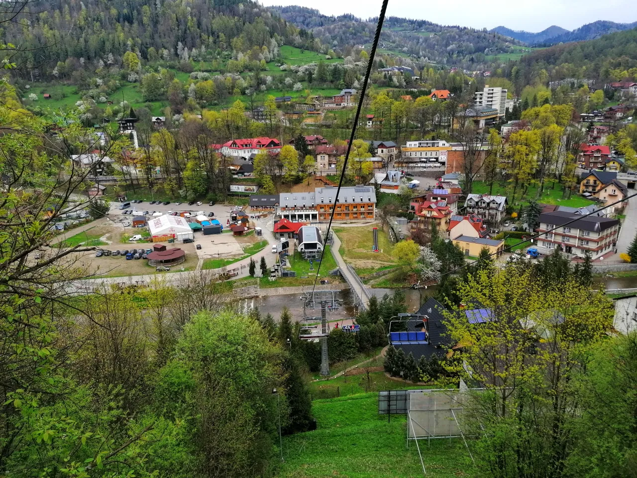 Szczawnica deptak uzdrowiskowy Palenica