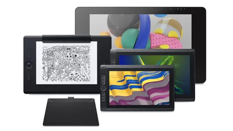 różne typy tabletów graficznych