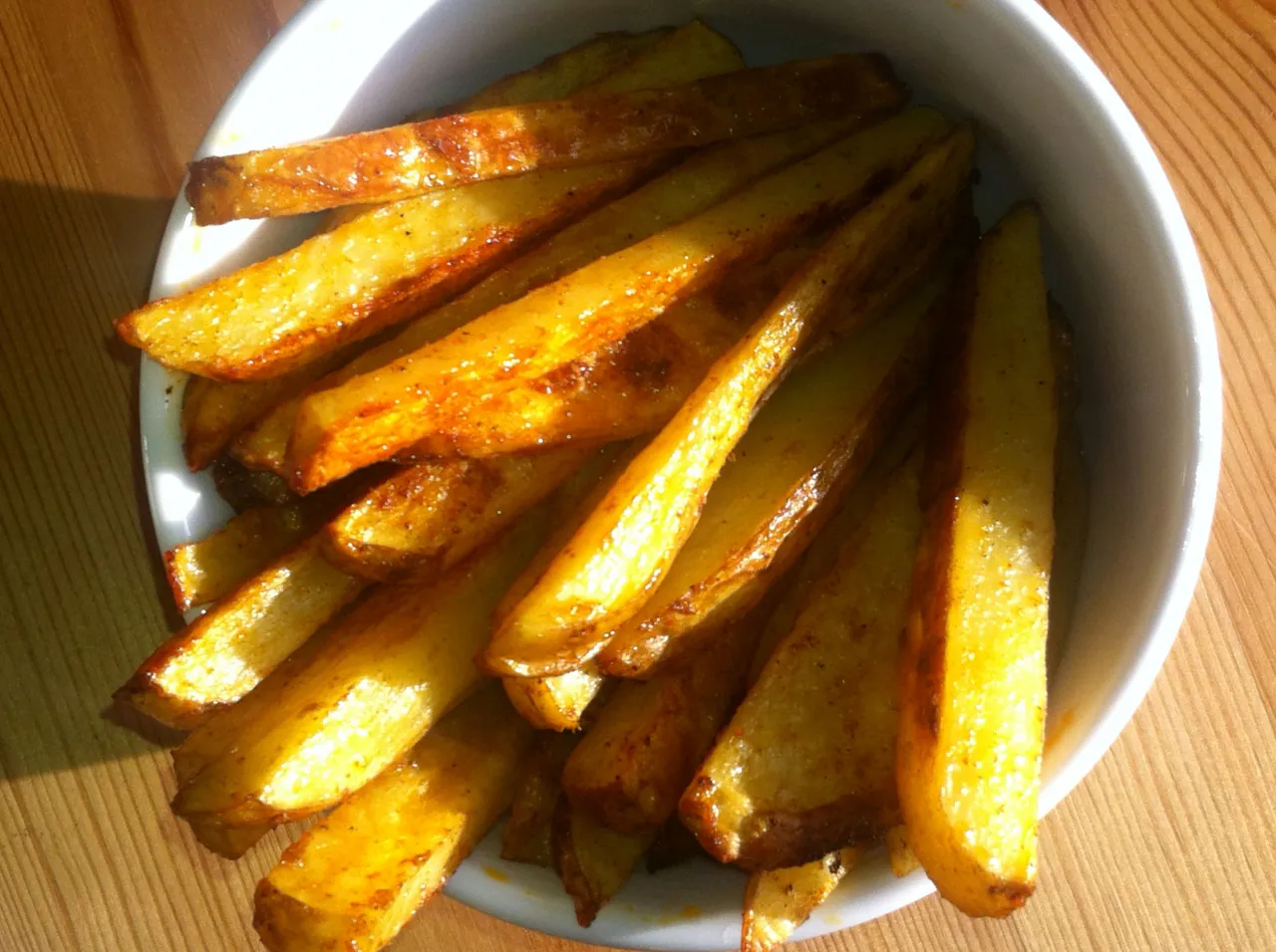 frytki z młodych ziemniaków z piekarnika