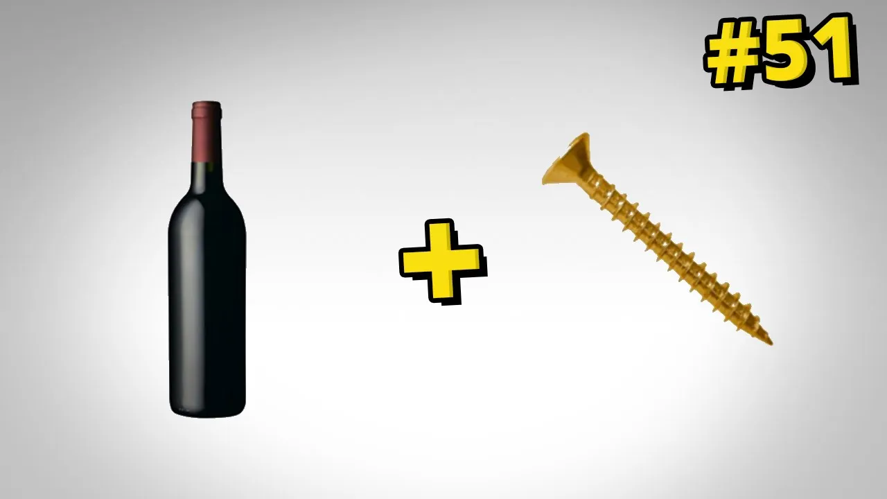 jak otworzyć wino wkrętem i kombinerkami