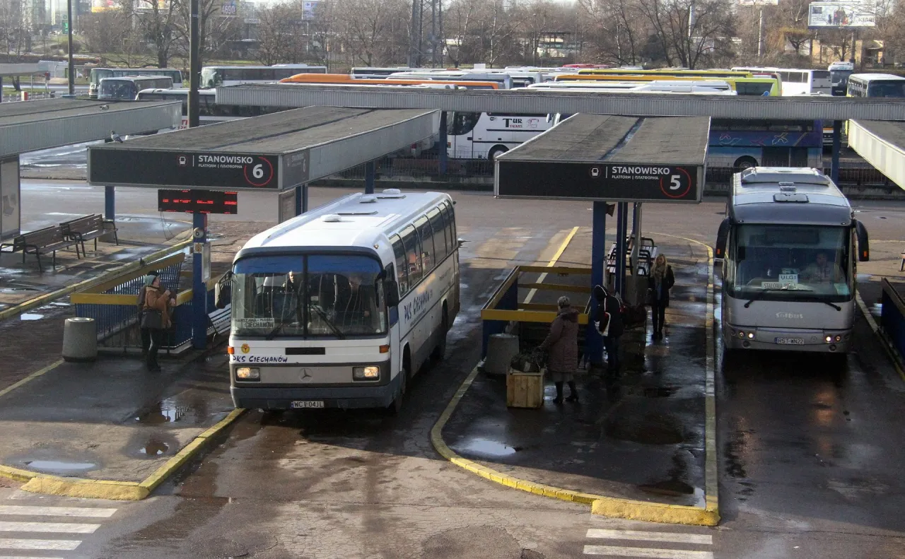 Dworzec autobusowy Warszawa Zachodnia płyta g&oacute;rna