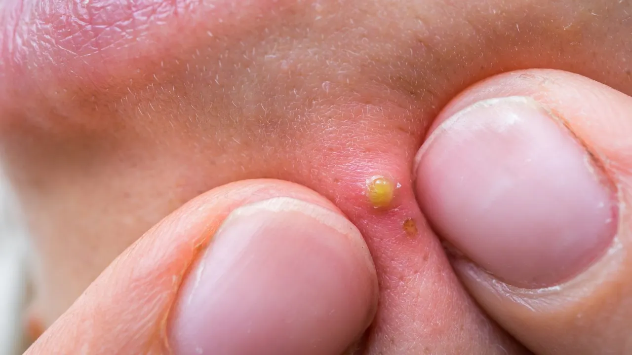 Zakaz wyciskania pryszczy