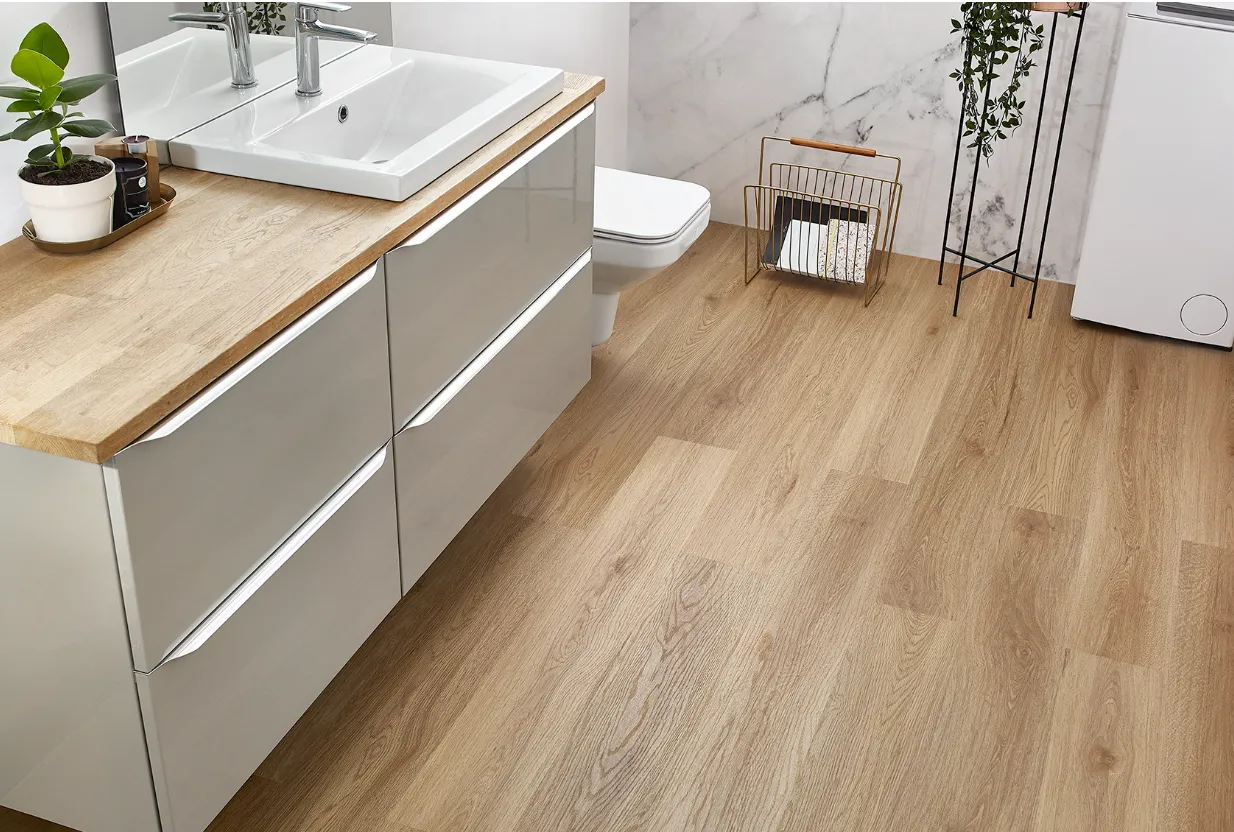 panele winylowe w kuchni i łazience