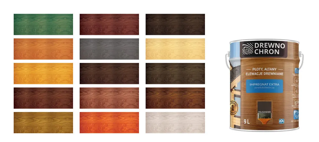 rodzaje farb i impregnatów do drewna altana