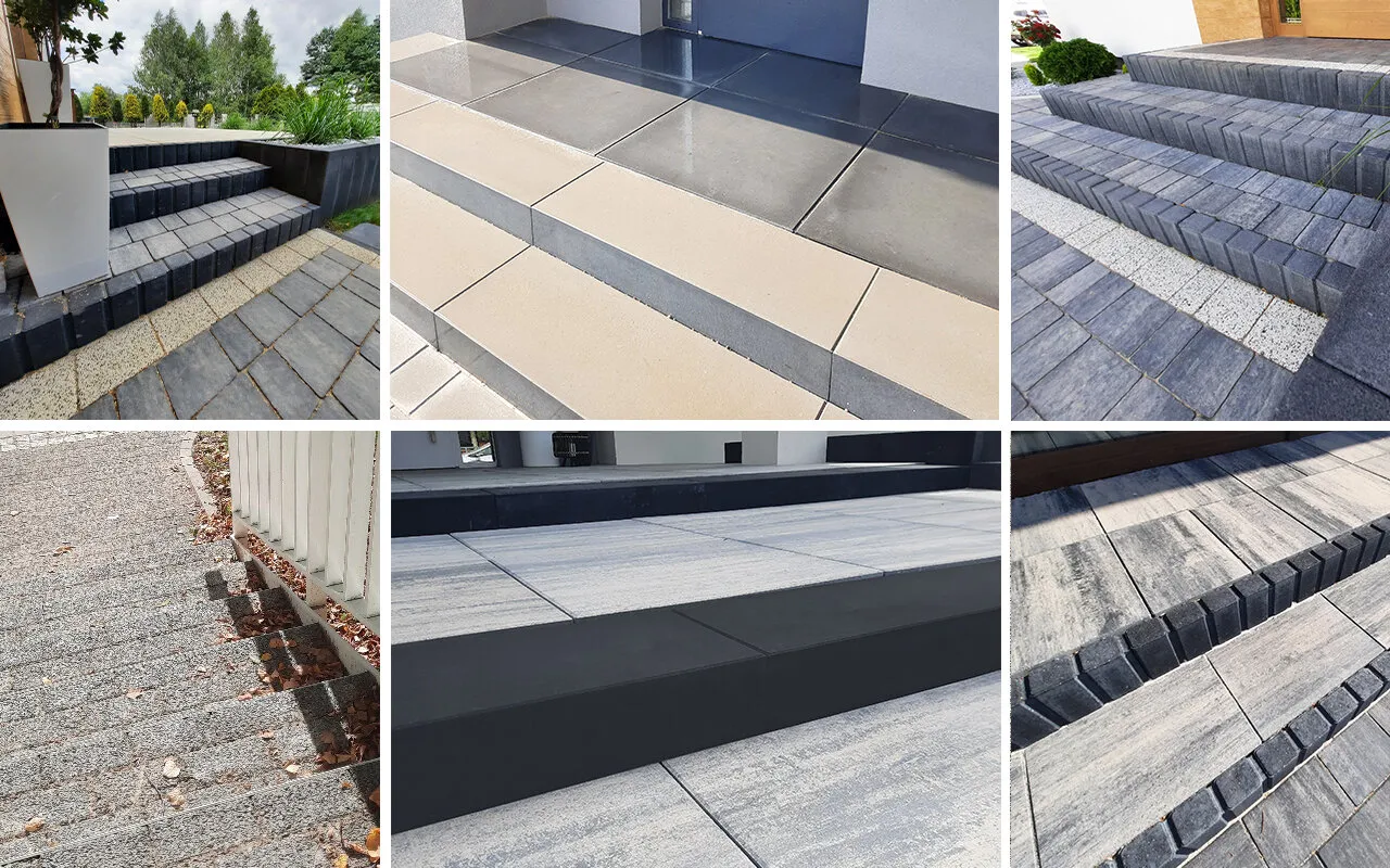 schody z płyt chodnikowych inspiracje