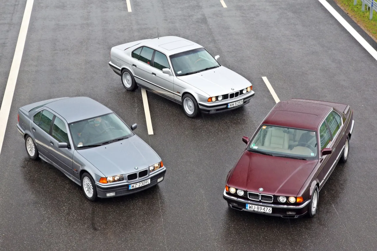 BMW lata 90 Polska, BMW E36 E34 Polska
