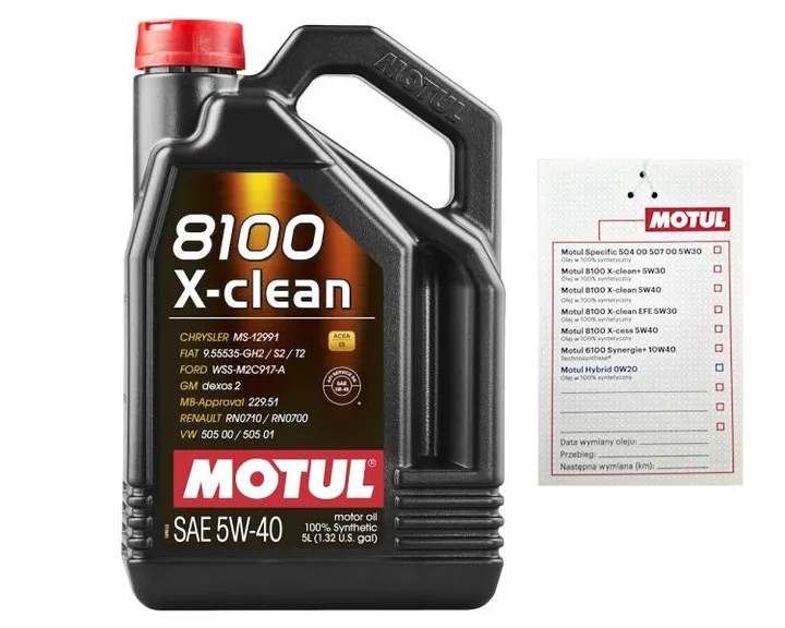 oleje silnikowe Motul Specific i 8100 X-clean por&oacute;wnanie
