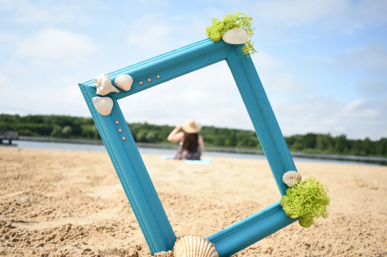 Selfie z wakacji pod kątem 45 stopni