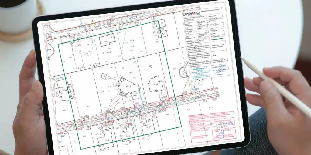 Mapa do celów projektowych i badania geotechniczne