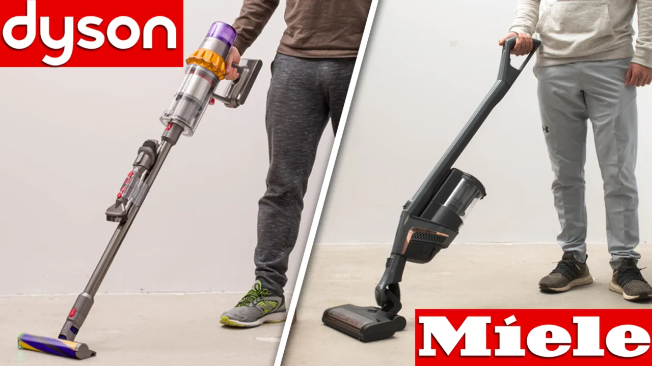 Miele Triflex vs Dyson V15 design comparison