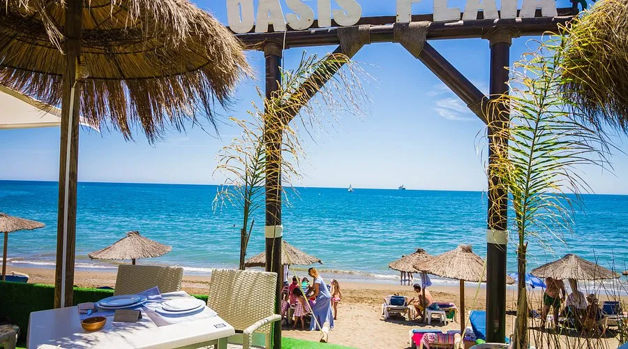 Chiringuito na plaży Malaga