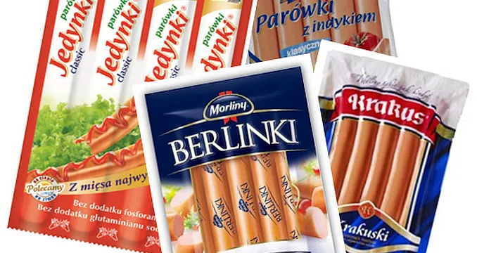 r&oacute;żne rodzaje par&oacute;wek, par&oacute;wki wysokiej jakości