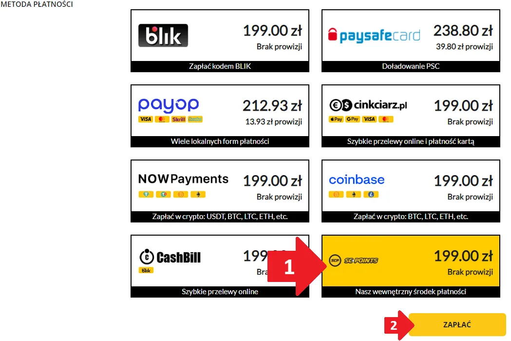 punkty sprzedaży paysafecard w Polsce