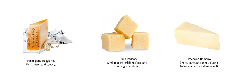 Grana Padano i Pecorino Romano