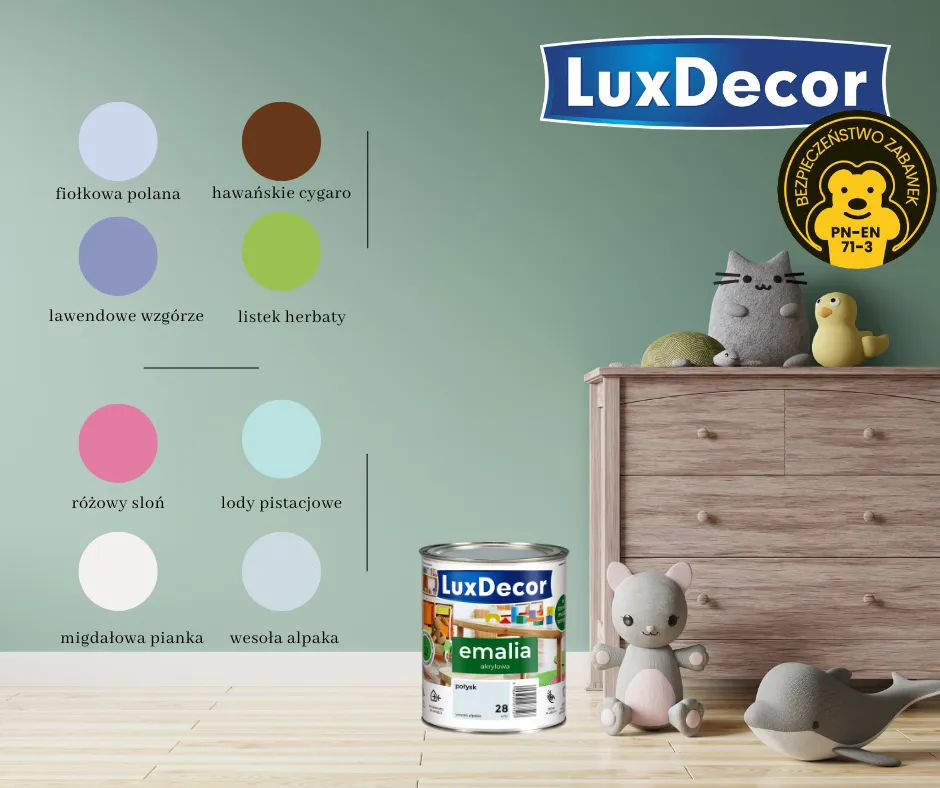 Atestowane farby do placów zabaw norma PN-EN 71-3