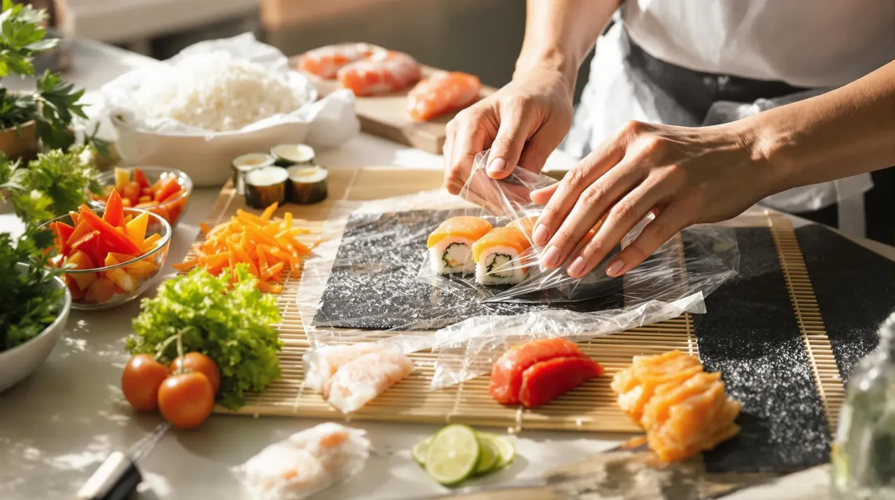 przygotowanie ryżu do sushi