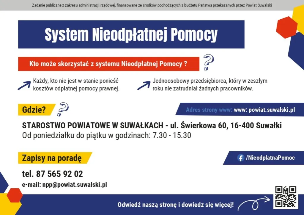 darmowa pomoc prawna suwałki punkt adres