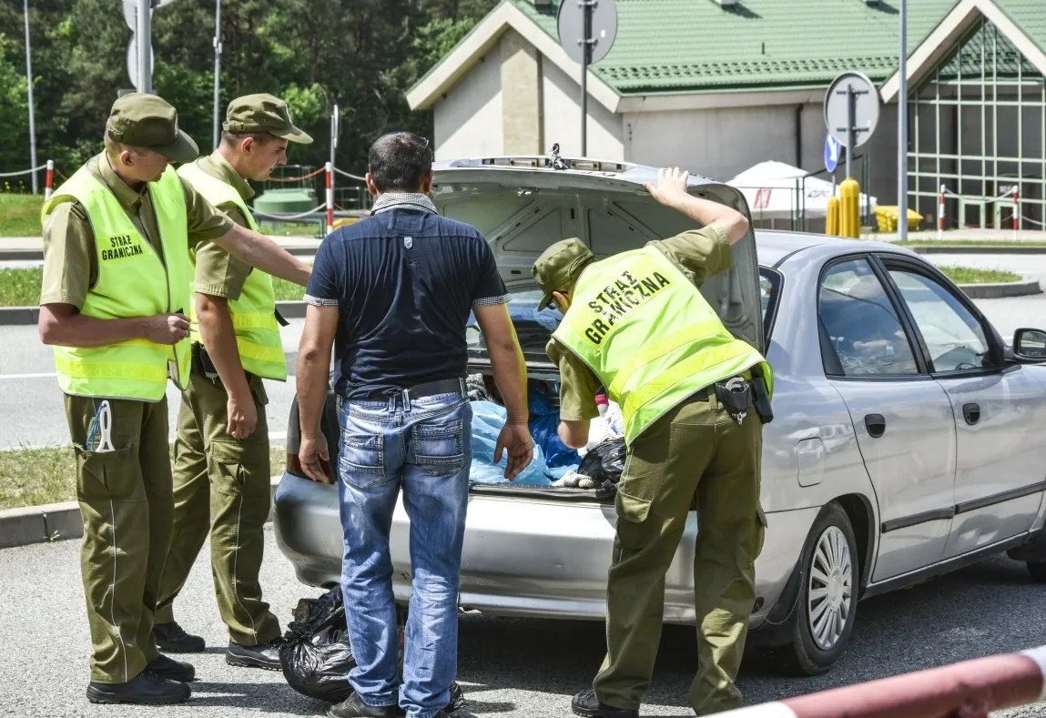 Kontrola graniczna Polska Straż Graniczna