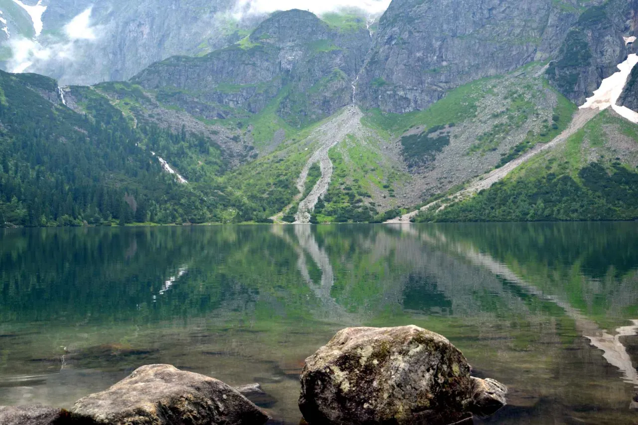 Mapa szlaku do Morskiego Oka z Palenicy Białczańskiej