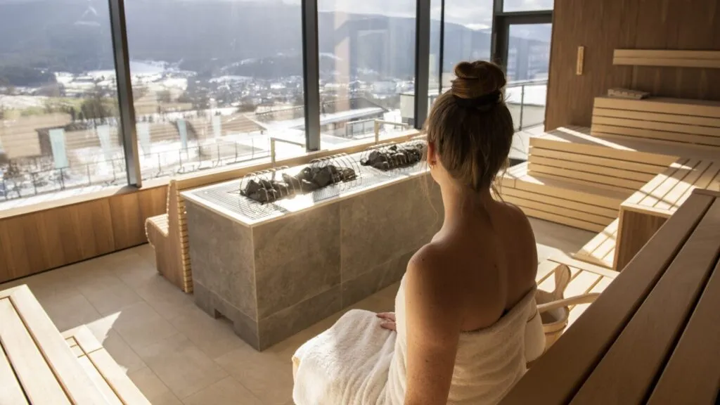 Hotel Sonnenhof Lam Suite private Sauna Whirlpool