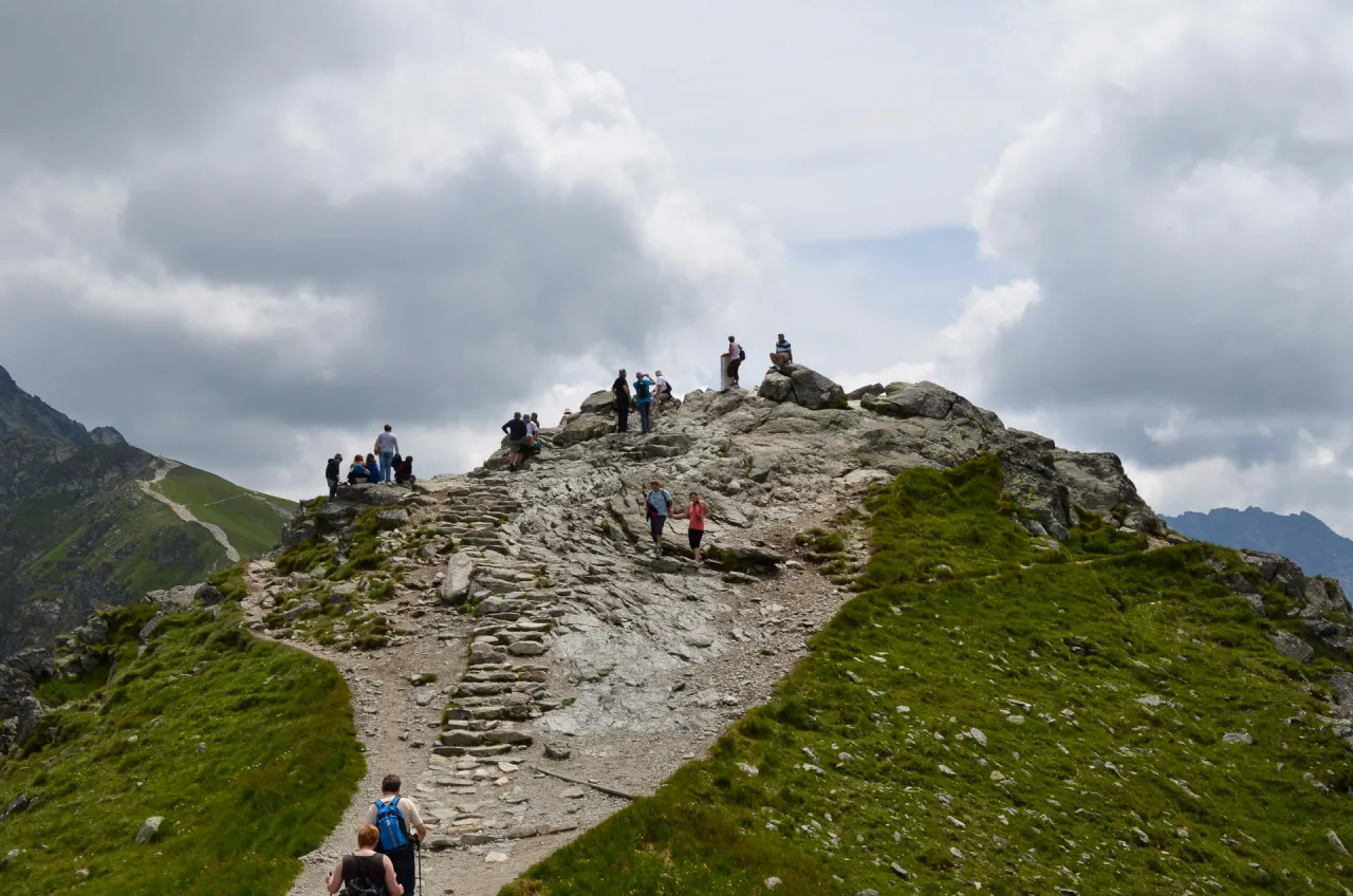 Kolejka Kasprowy Wierch widok na góry