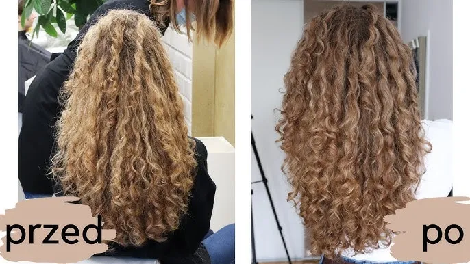 r&oacute;żne typy włos&oacute;w cienkie farbowane kręcone