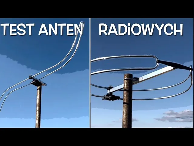 r&oacute;żne typy anten radiowych FM
