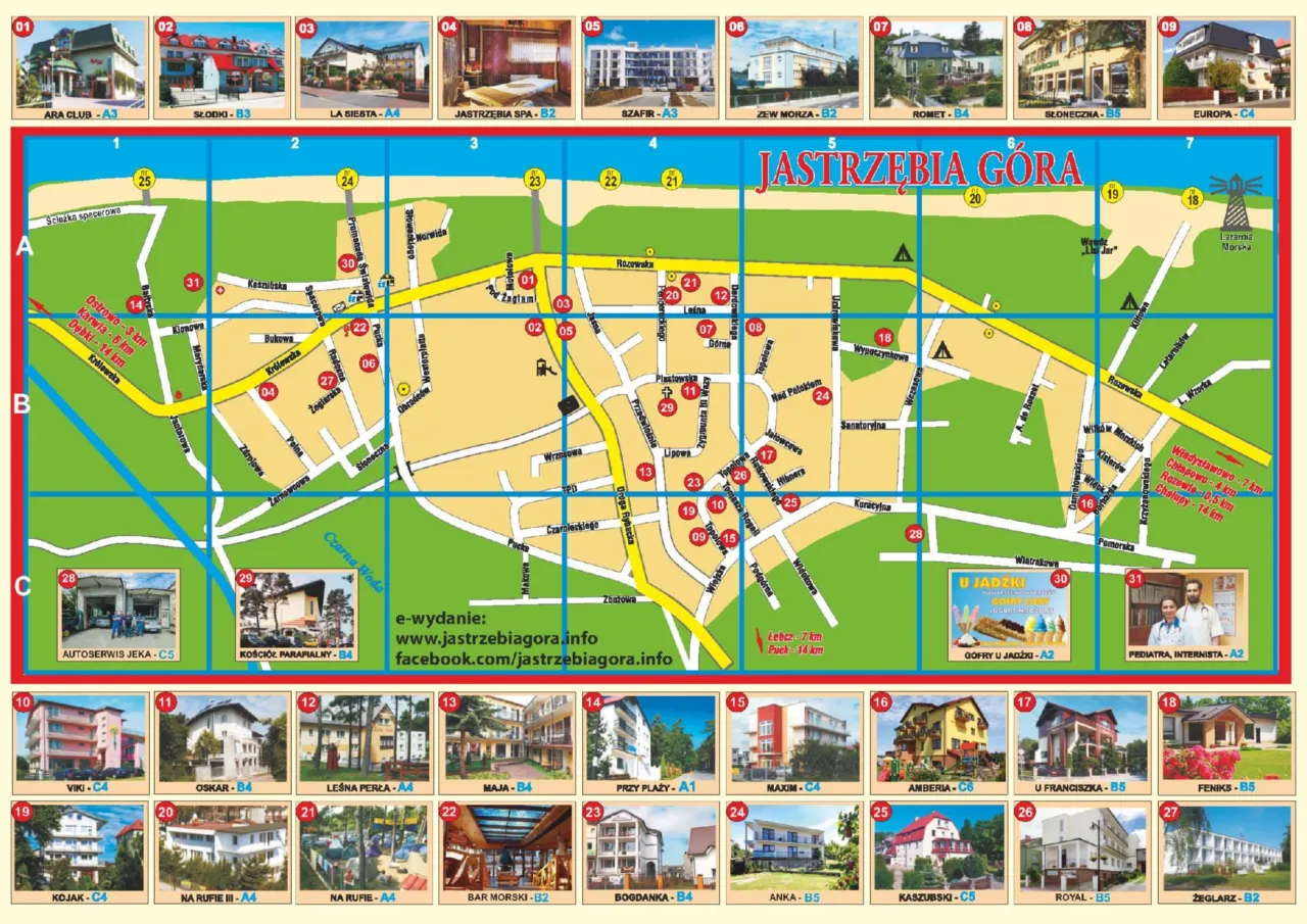 Mapa trasy Gdynia Jastrzębia G&oacute;ra samochodem