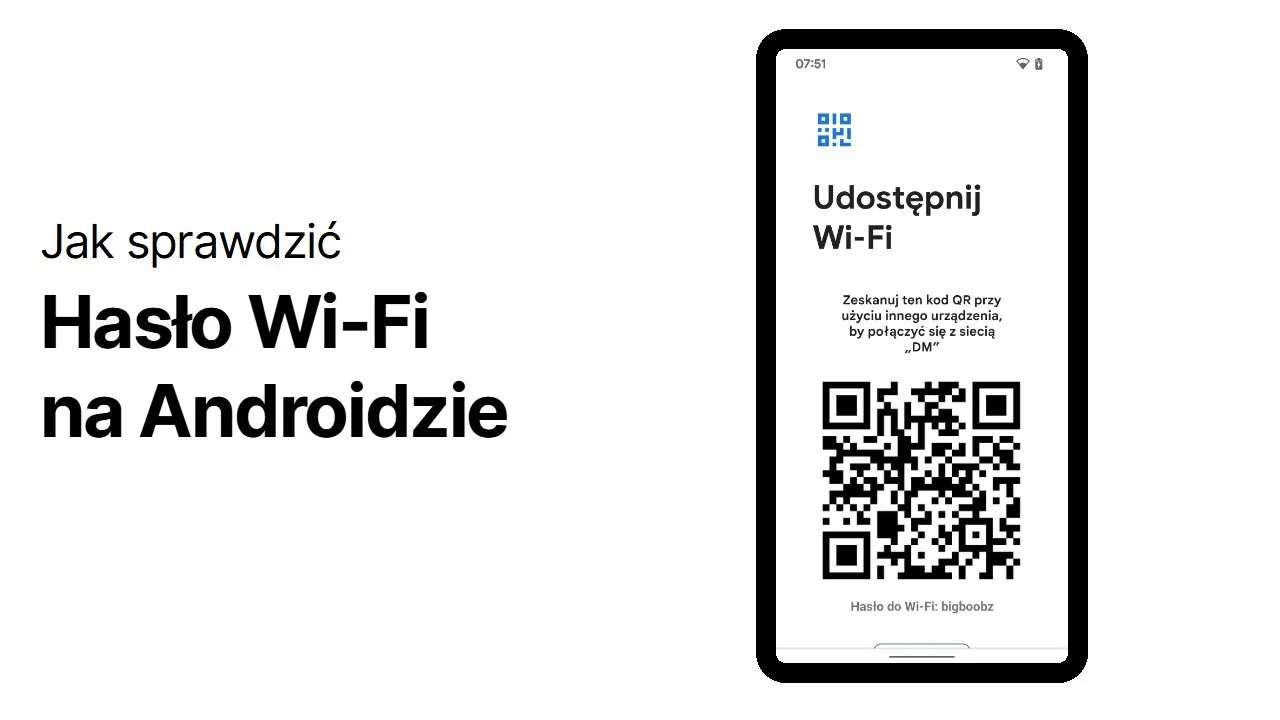 Jak sprawdzić hasło do Wi-Fi Android 10 kod QR
