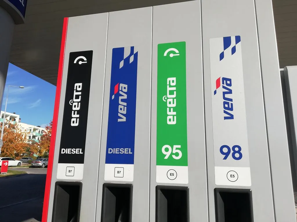 oznaczenia paliw na stacji w Polsce