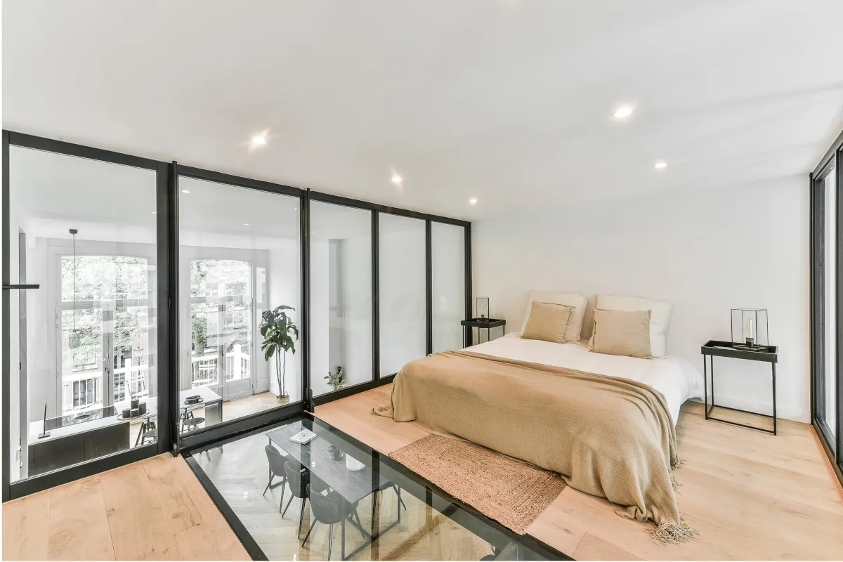 Aranżacje antresoli sypialnia, biuro na antresoli