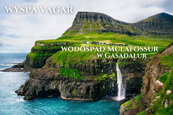 Wodospad Múlafossur Wyspy Owcze