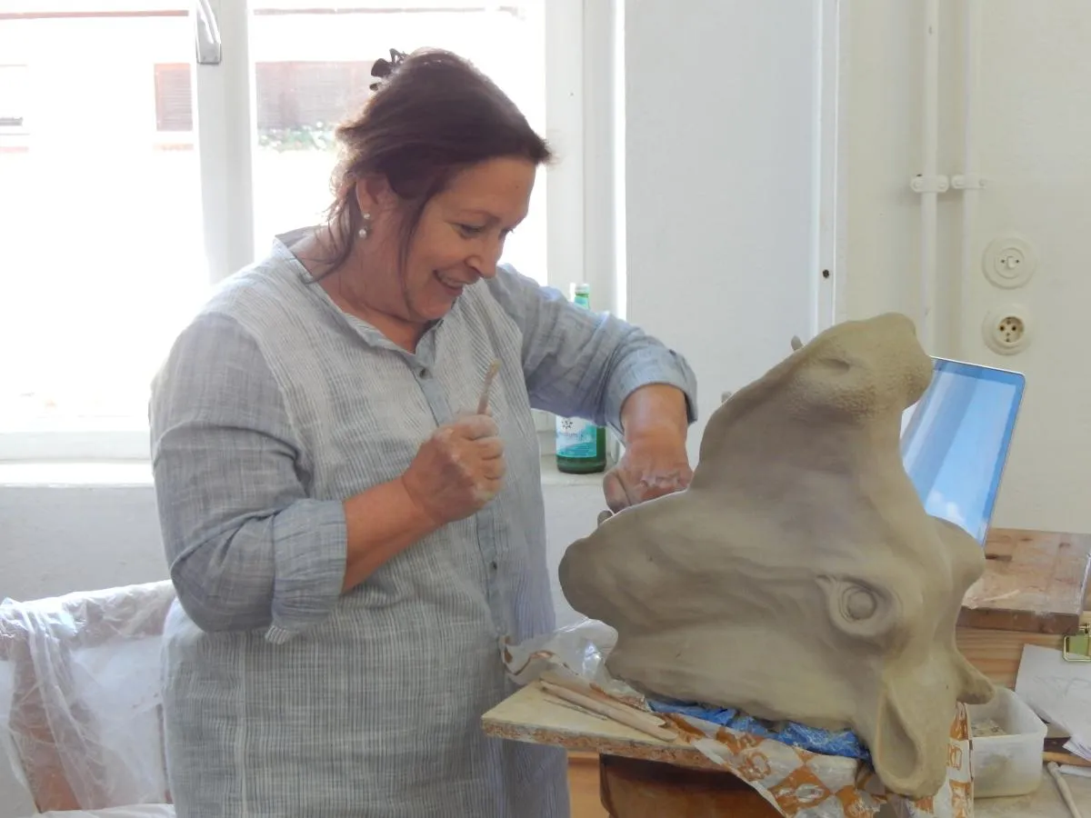 Ton Skulptur Hohlaufbau und Aufbautechniken