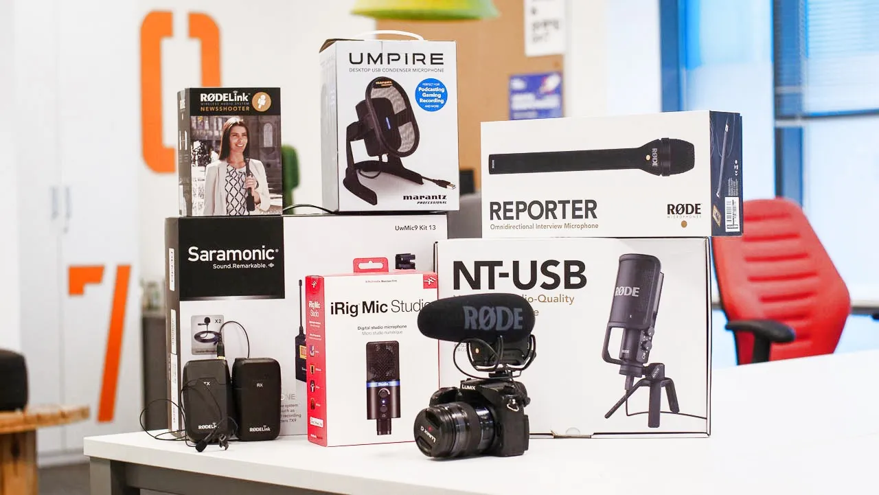 rodzaje mikrofon&oacute;w do aparatu