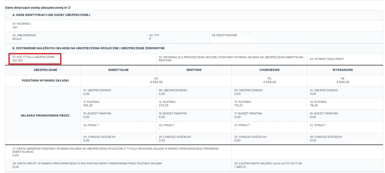 zgłoszenie osoby współpracującej ZUS