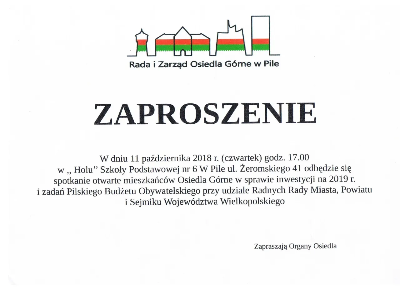 rada osiedla spotkanie mieszkańców