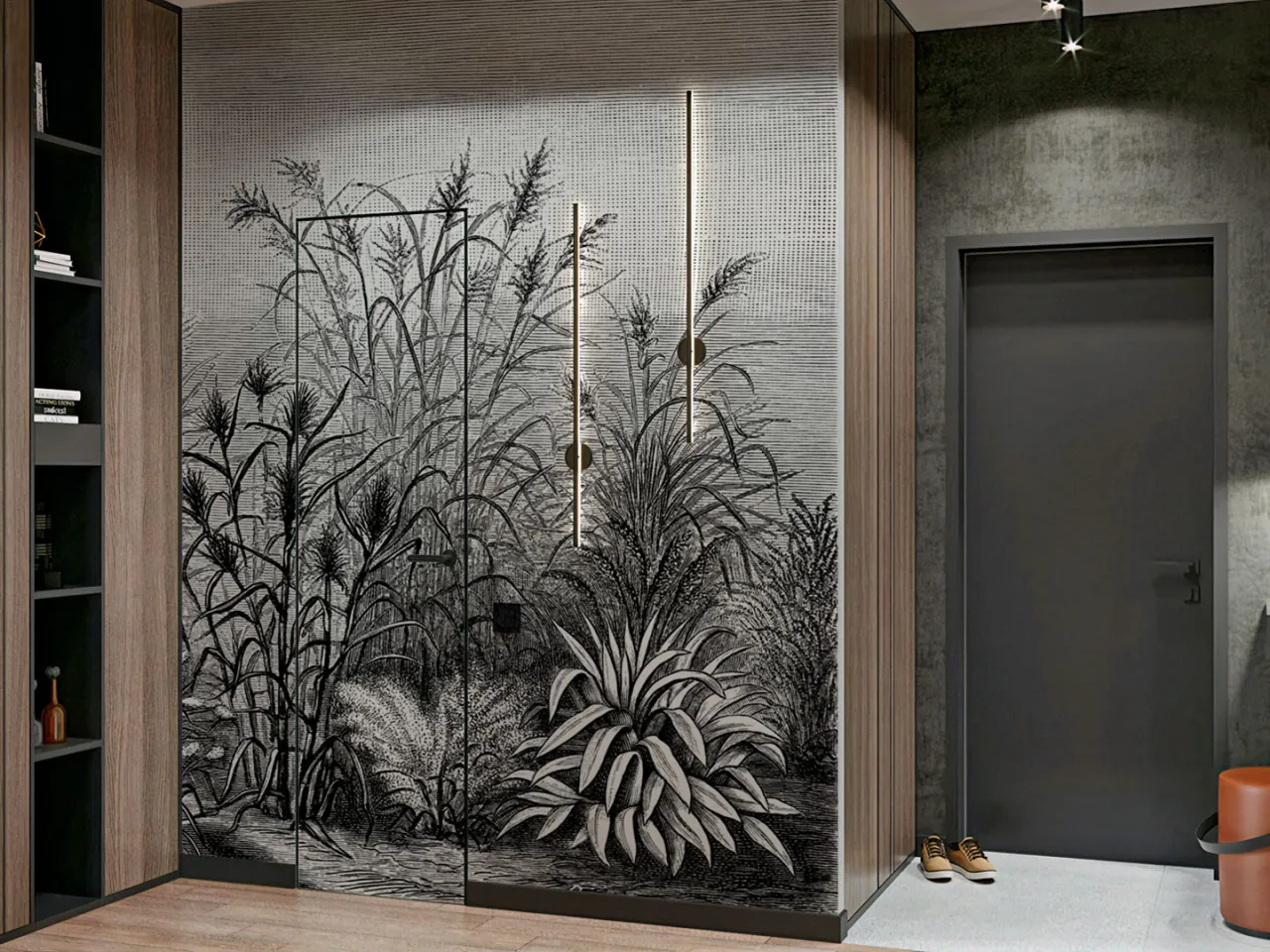 ukryte drzwi wykończenia inspiracje