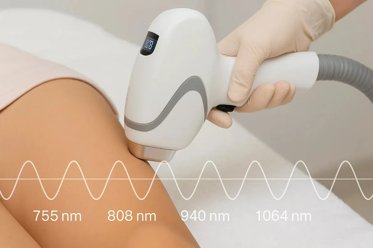 dob&oacute;r lasera do fototypu sk&oacute;ry i koloru włos&oacute;w